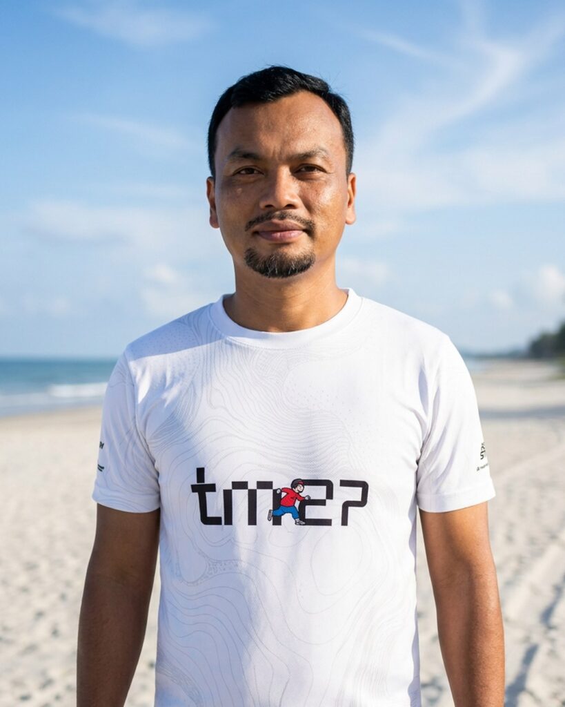 Runliday TM27 Mario White dipakai oleh Kimi